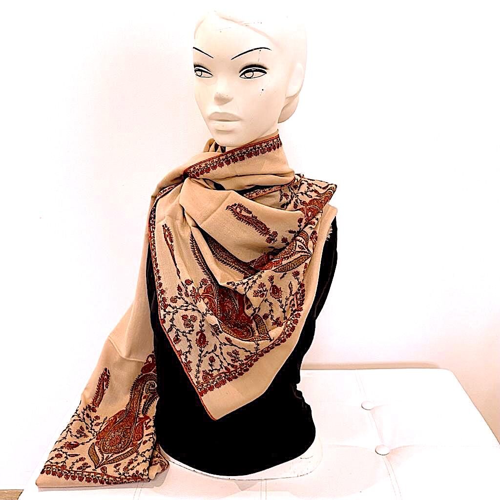 Zaila wool shawl